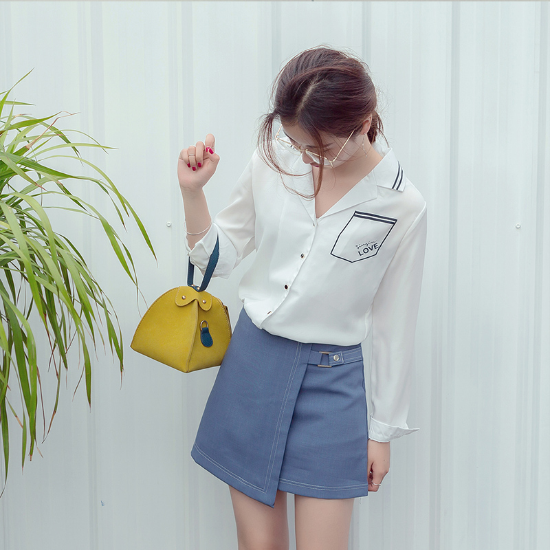 春裝新款韓版高腰顯瘦時尚舒適半身裙百搭a字型短裙子學生潮